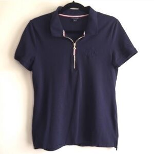 Tommy Hilfiger 90s Navy Short Sleeve Polo Size Medium